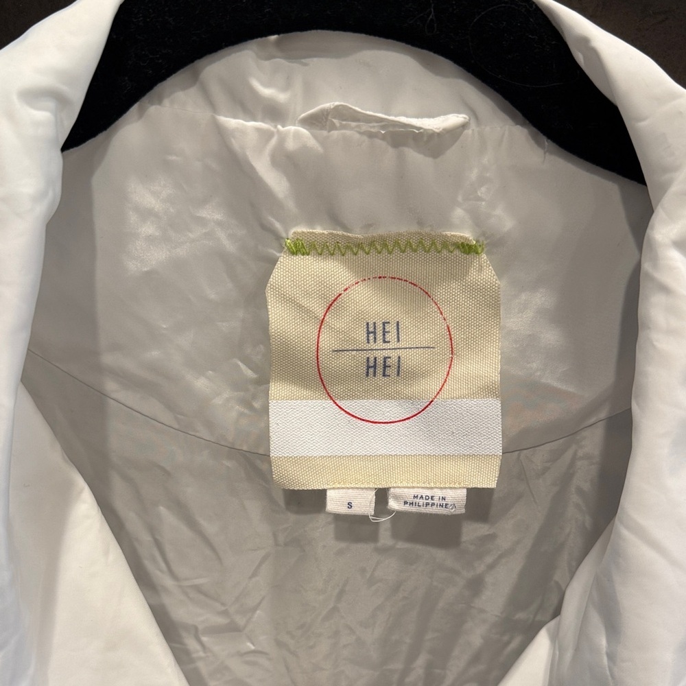HEI HEI from Anthropologie White Eyelet Utility Jacket - Picture 2 of 6
